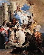 Giovanni Battista Tiepolo The Virgin with Six Saints oil painting